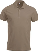 Clique Classic Lincoln S/S Pánské piqué polo z těžké bavlny 67.8244 caffe latte