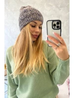 Fleecová čepice Melisa K241 navy model 18750533 - K-Fashion Fleecová čepice Melisa K241 navy model 18750533 - K-Fashion