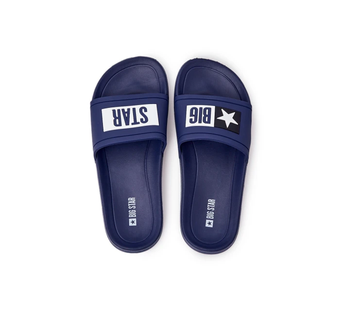 Pánské Nazouváky Big Star model 21547713 Tmavě Modré - Big Star Shoes Pánské Nazouváky Big Star model 21547713 Tmavě Modré - Big Star Shoes