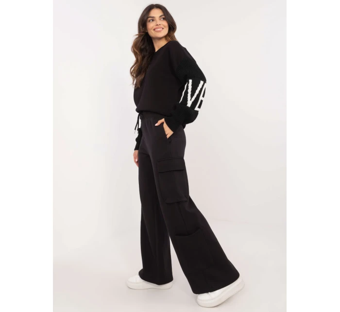 Spodnie model 20614056 czarny - FPrice Spodnie model 20614056 czarny - FPrice