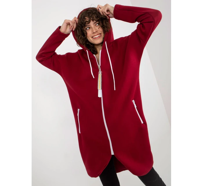 Mikina RV BL 4742.20P bordó