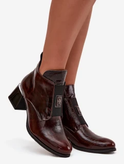 Boty na podpatku  model 219404 Step in style