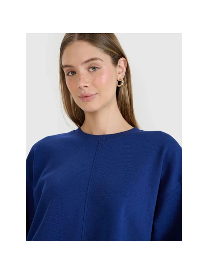 Dámská mikina model 21434887 oversize bez kapuce - 4F Dámská mikina model 21434887 oversize bez kapuce - 4F