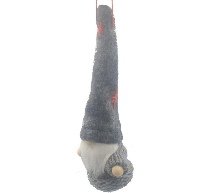 PŘÍVĚSEK S CETKOU SKŘÍTEK ŠEDÝ 11CM PŘÍVĚSEK S CETKOU SKŘÍTEK ŠEDÝ 11CM