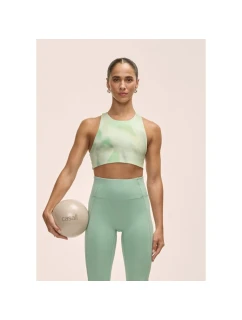 Casall Dámský sportovní tréninkový top se zavazováním na zádech Zelená