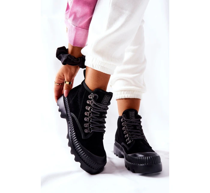 Kožené Boty Big Star černé model 21564910 - Big Star Shoes