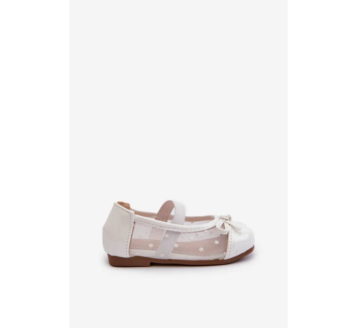 Dětské baletky S mašlí Bílé Jellema Dětské baletky S mašlí Bílé Jellema