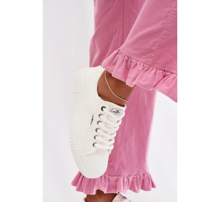 Dámské tenisky na platformě O`NEILL SPINNA C WOMEN LOW 90261009.02A Bílé