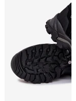 Pánské kožené trekové boty Big Star HI-POLY SYSTEM – černé