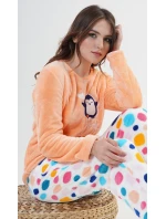 Dámské pyžamo dlouhé Kuličky