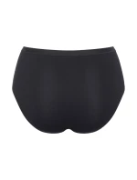 Dámské kalhotky GO Daily Cotton Midi 3P - BLACK - černé 0004 - SLOGGI Dámské kalhotky GO Daily Cotton Midi 3P - BLACK - černé 0004 - SLOGGI