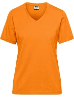 Daiber JN 1807 Dámské pracovní tričko z bio bavlny - Solid 02.1807 orange
