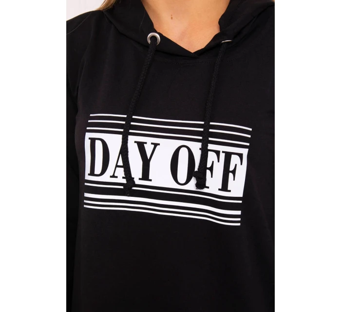 Šaty s model 21752932 potiskem černé - K-Fashion