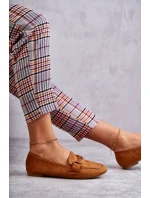 Semišové mokasíny se zdobením velbloudí model 21596166 - Boto