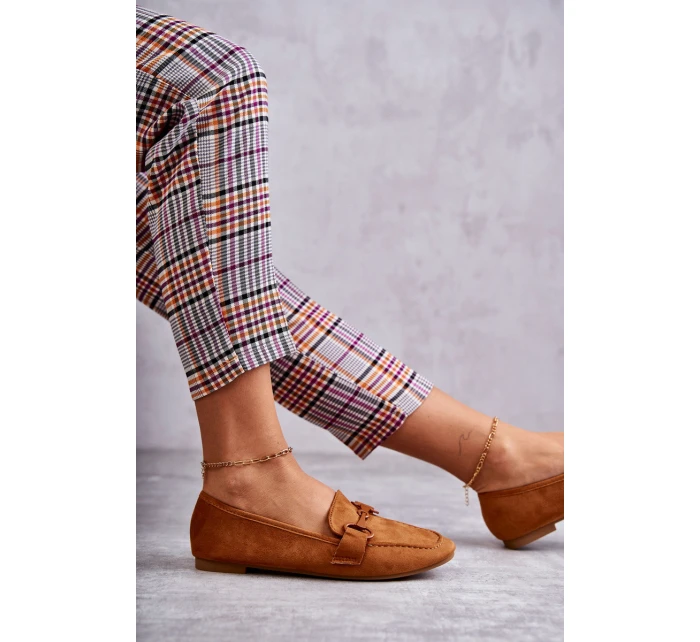 Semišové mokasíny se zdobením velbloudí model 21596166 - Boto