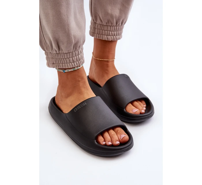 Lehké Dámské Žabky Big Star NN274A042 Černé Lehké Dámské Žabky Big Star NN274A042 Černé