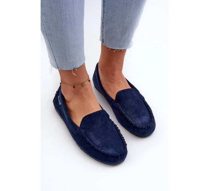 Dámské mokasíny z ekologického semiše černé Amrutia Dámské mokasíny z ekologického semiše černé Amrutia