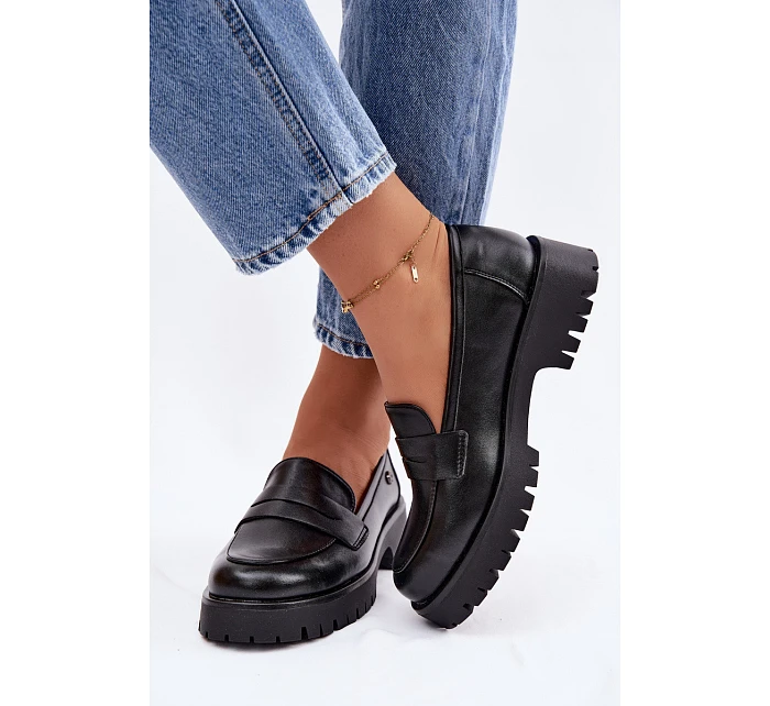 Kožené dámské  Černé model 22100097 - VINCEZA