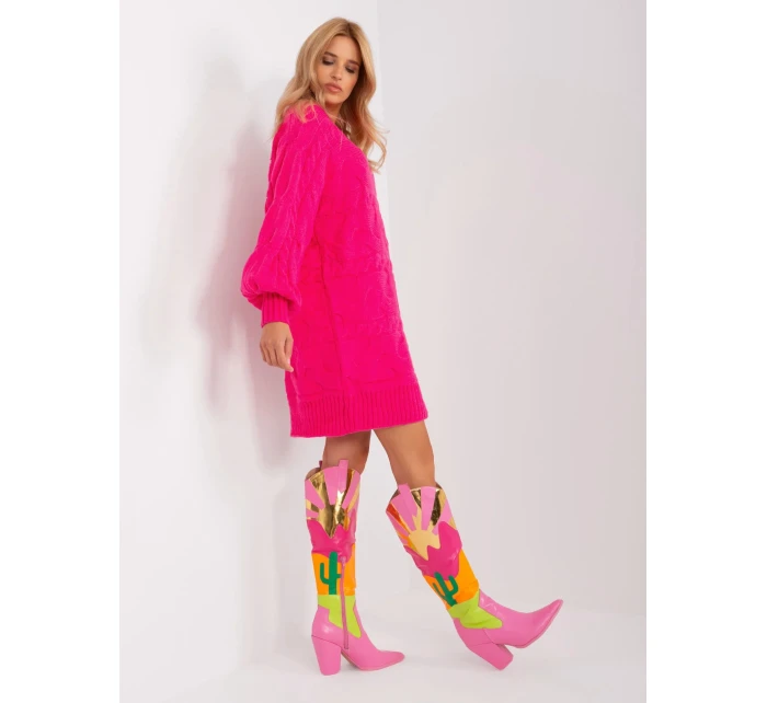 Sweter AT SW model 21326955 fuksjowy - FPrice