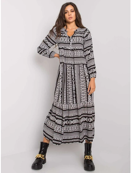 Šaty model 15922477 černobílé - FPrice Šaty model 15922477 černobílé - FPrice