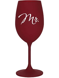 MR. - bordo sklenice na víno 350 ml