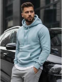 Pánská mikina s kapucí modrá FashionStreet BX5107