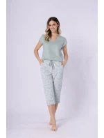 Pyžamo Leveza 1727 Eleonora kr/r M-2XL