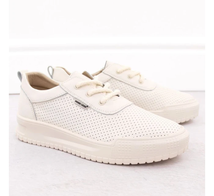 Černé dámské kožené tenisky na podpatku Sergio model 21904571 - LEONE Černé dámské kožené tenisky na podpatku Sergio model 21904571 - LEONE