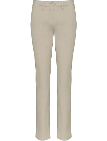 Kariban K 741 Dámské chino kalhoty 20.K741 beige Kariban K 741 Dámské chino kalhoty 20.K741 beige