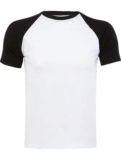 SOL'S Funky Pánské 2-barevné raglánové tričko 25.1190 white/black