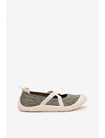 Sportovní baleríny s pásky  Zelené model 22149748 - Artiker