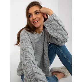 Dámský svetr LC SW 8044 šedý