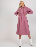 Dámské šaty RV SK 8336 tmavě růžové