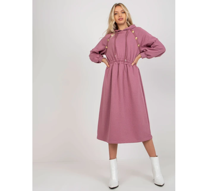 Dámské šaty RV SK 8336 tmavě růžové Dámské šaty RV SK 8336 tmavě růžové