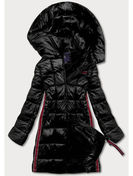 Černá dámská bunda s ozdobnými lampasy model 17673012 - Ann Gissy