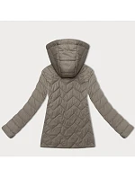 Dámská lehká prošívaná bunda s kapucí J Style béžová (16M9232-62) Dámská lehká prošívaná bunda s kapucí J Style béžová (16M9232-62)