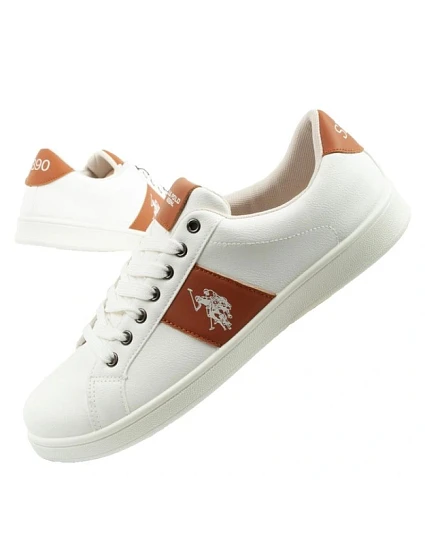 U.S. Polo model 22115567 boty tenisky pánské tenisky módní bílé pohodlné