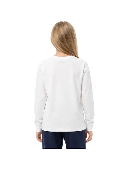 Dívčí tričko s dlouhým rukávem  bílé JWMM00TLON 10S model 22151114 - 4F