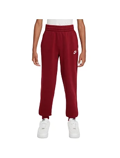 Dětské kalhoty Nike Sportswear Club Fleece červené FD3008 608