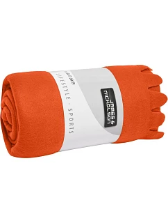 Daiber JN 957 Fleecová deka s třásněmi 02.0957 orange