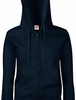Premium LadyFit Hooded Jacket Dámská mikina s kapucí model 22455400 deep navy - Fruit of the Loom