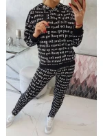 Sada s potiskem černá Sada s potiskem černá