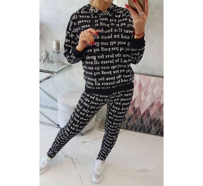 Sada s potiskem černá Sada s potiskem černá