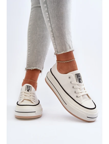 Dámské tenisky Big Star model 21653758 Bílé - Big Star Shoes Dámské tenisky Big Star model 21653758 Bílé - Big Star Shoes