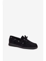 Dámské semišové mokasíny Big Star RR274948 Černé Dámské semišové mokasíny Big Star RR274948 Černé