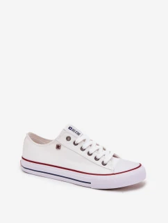 Pánské nízké textilní tenisky Big Star – bílé