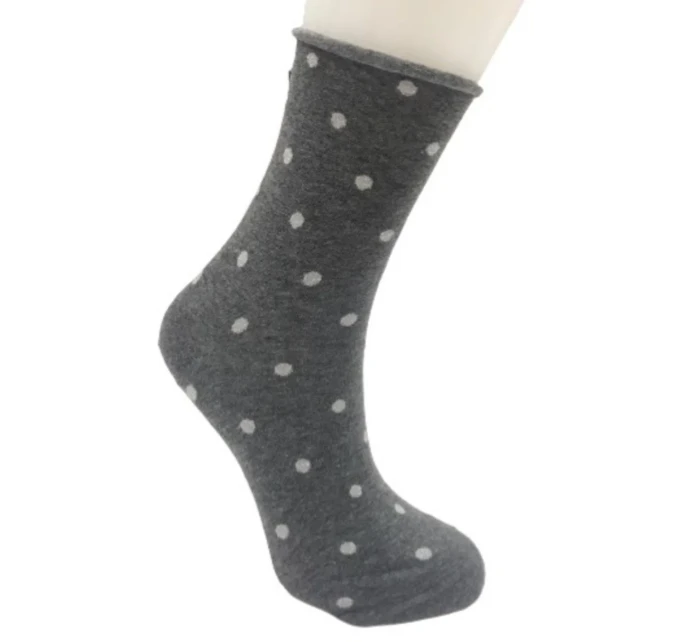 Ponožky s lurexem, bez stahovacího lemu SB015