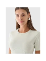 Crop top slim smooth dámský 4F 4FRAW24TTSHF2581-47S