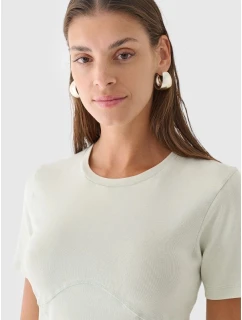 Crop top slim smooth dámský 4F 4FRAW24TTSHF2581-47S