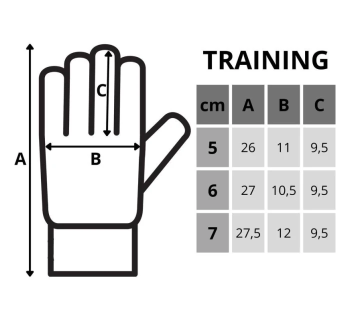 BRANKÁŘSKÉ RUKAVICE ENERO TRAINING R.6